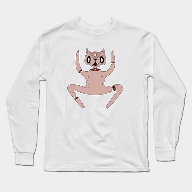 fu*k u cat Long Sleeve T-Shirt by latifundija